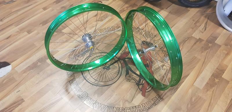 grün Eloxal 26 x 80 HR: 100 mm